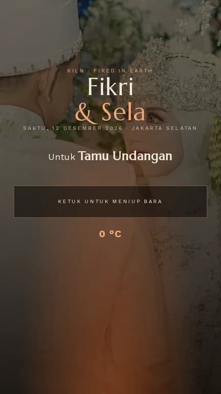 Pratinjau undangan Kiln, Clay & Ember