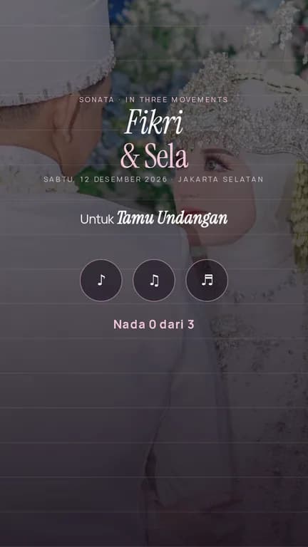 Pratinjau undangan Sonata, Three Movements